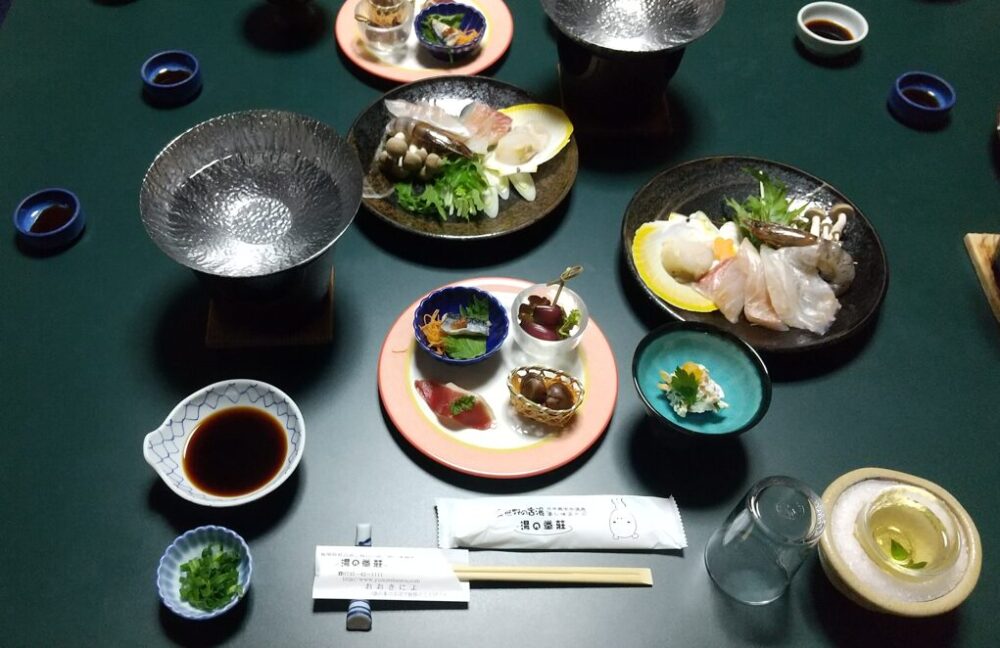 湯の峯荘　夕食