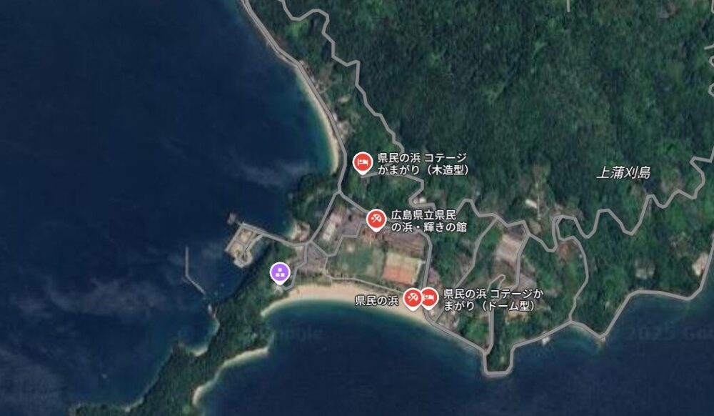上蒲刈島 県民の浜