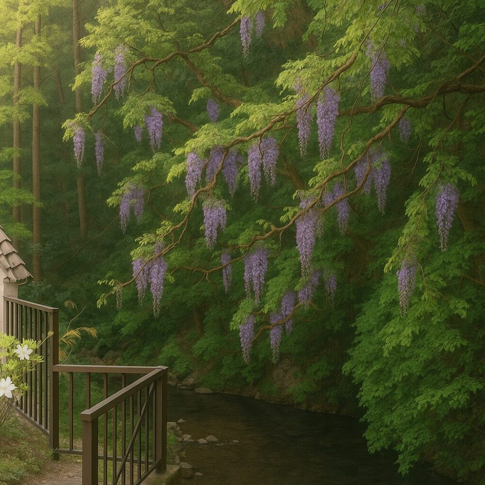 山と藤