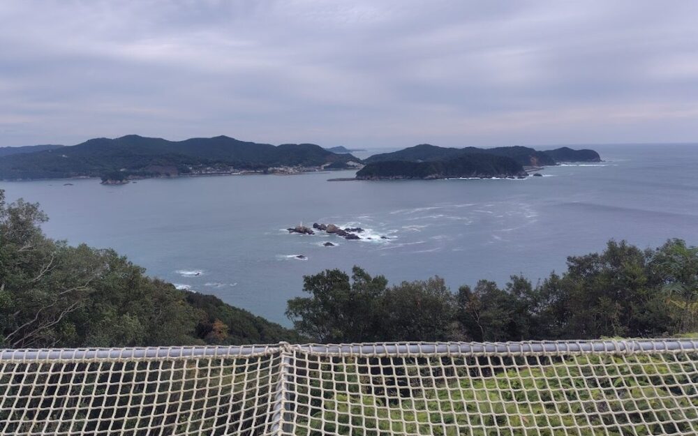 南海展望広場の絶景ブランコ