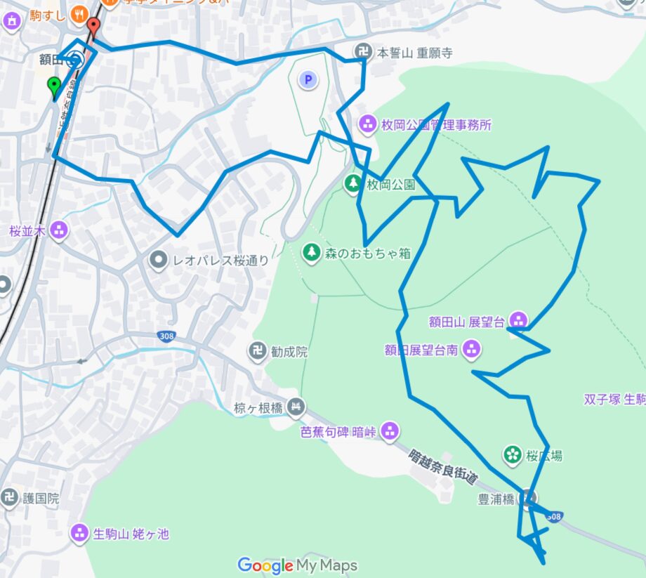 ハイキングマップ