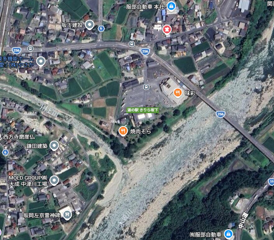 道の駅 きりら坂下　地図