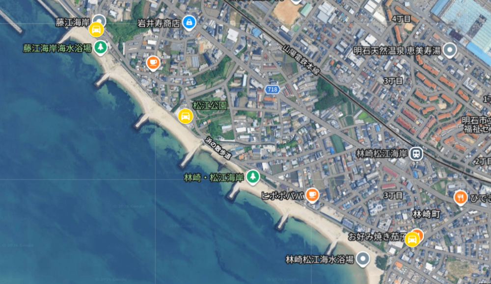 海水浴場　地図