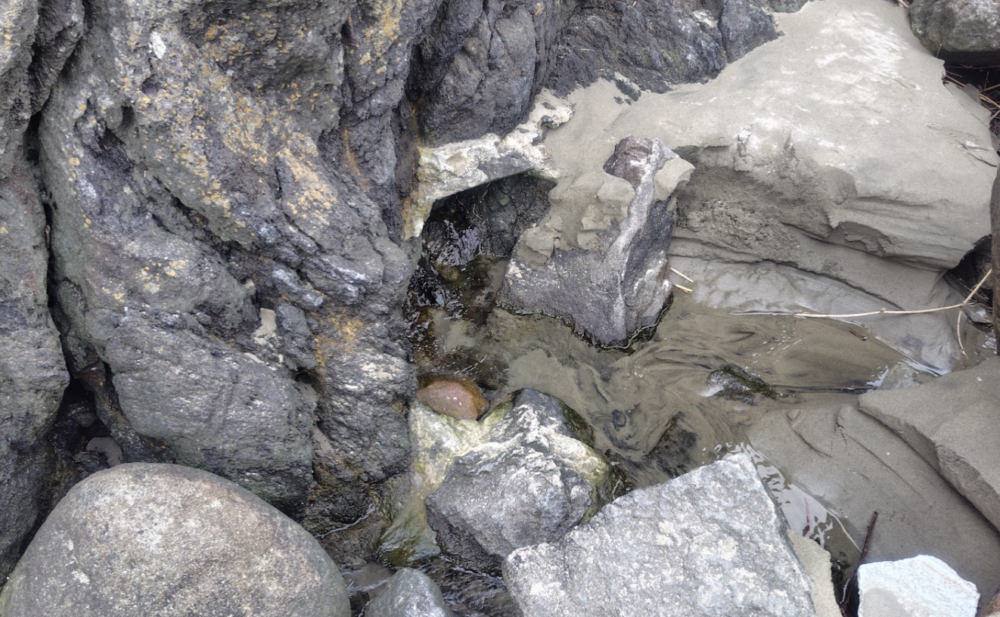 釜磯の湧水　