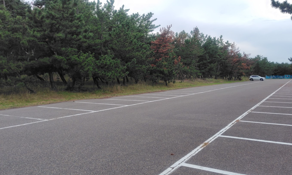 紫雲公園　海側駐車場