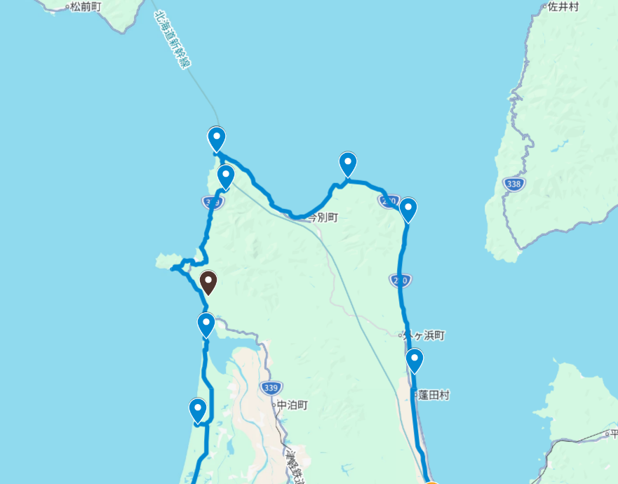 ドライブマップ津軽半島